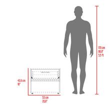 Mesa de Noche Sevin, Fresno Europeo, con espacio para colocar objetos y con deslizadores plásticos