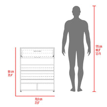 Zapatero Sevin, Fresno Europeo y Mallado, con un cajón y espacio para colocar zapatos