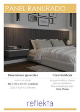 Panel Decorativo Ranurado, Plata Oscuro, para Decorar tus Espacios X2