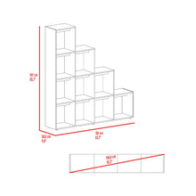 Biblioteca Escalera Ascher, Nogal Europeo, con Variedad de Espacios Para Libros y Artículos Decorativos