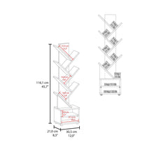 Biblioteca Kings, Fresno Europeo y Wengue, con multiples espacios para ubicar objetos decorativos