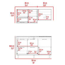 Cocina Integral  Pacifica, Blanco Duqueza y Fresno Europeo, Incluye Mesón Derecho Socoda