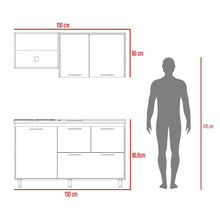 Combo de Cocina Keni, Incluye Cocina Integral y Nevera