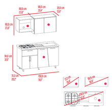 Cocina Integral Emilia, Fresno Europeo y Taupe, Sirve para meson Derecho o Izquierdo