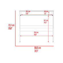 Escritorio Colima, Fresno Europeo y Blanco, con Entrepaños y Cajon