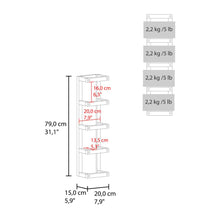 Toallero de Pared Arlington II, Kronos Fresno Europeo, con 5 niveles con gran espacio para ubicar toallas ZF