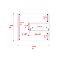 Mesa de Noche Budi, Fresno Europeo y Blancco Duqueza