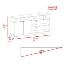 Mesa Para Tv Hope , Fresno Europeo y Capri, con espacio para TV de 65"