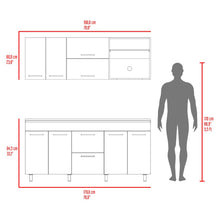 Cocina Integral Baraj, Bardolino, incluye Mesón Izquierdo ZF