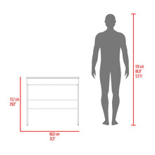 Escritorio Colima, Fresno Europeo y Blanco, con Entrepaños y Cajon
