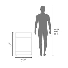 Gabinete de Baño Wiley, Kronos Blanco, con un entrepaño y espacio para ubicar objetos decorativos ZF