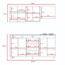 Cocina Integral Polux, Gris y Blanco, Incluye Mesón Izquierdo Hc