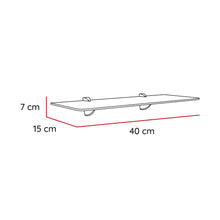 Repisa Rectangular Rafel, en Vidrio X 1 Unidad