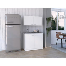 Cocina Integral Cantabria, Blanco Duqueza, Incluye Mesón Izquierdo ZF