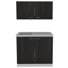 Cocina Integral Cantabria, Roble y Blanco, Incluye Mesón Izquierdo