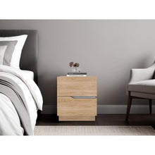 Mesa de Noche Bonnie, Fresno Europeo y Blancco Duqueza