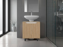 Mueble Para Lavamanos Marlo, Kronos Fresno y Kronos Blanco, No incluye Lavamanos