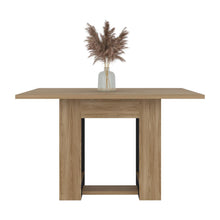 Comedor Volder, Fresno Europeo y Wengue, con Amplia Superficie, No Incluye Sillas