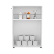 Gabinete de Baño Wiley, Kronos Blanco, con un entrepaño y espacio para ubicar objetos decorativos ZF