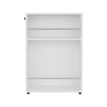 Gabinete de Baño Wiley, Kronos Blanco, con un entrepaño y espacio para ubicar objetos decorativos ZF