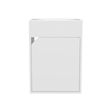 Mueble Para Lavamanos Flotante Betel, Blanco Duqueza, Incluye Lavamanos Plastiglas Floresta 40 ZF