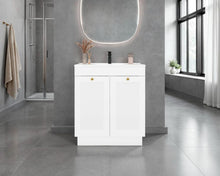 Mueble Para Lavamanos Baluarte, Blanco Duqueza, Incluye lavamanos Praia 30 ZF