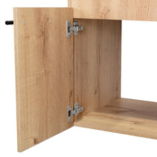 Mueble para Lavamanos Anney, Café Claro, con Dos Puertas y Dos Entrepaños 80 Incluye Lavamanos.