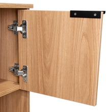 Mueble para Lavamanos Castel, Fresno Europeo, Incluye Lavamanos Corona en Porcelana Sanitaria