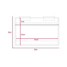 Mueble para Lavamanos Celey, Gris, con Amplio Cajón Para Guardar Objetos de Aseo