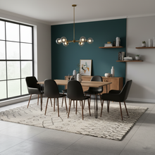 Combo Comedor Bomira, Miel, Wengue y Café Claro, Incluye Comedor y 6 Sillas