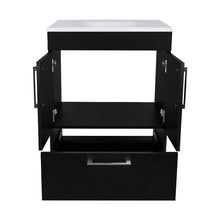 Mueble para Lavamanos Homer, Wengue, con Un Cajón y Dos Puertas Batientes