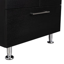 Mueble para Lavamanos Homer, Wengue, con Un Cajón y Dos Puertas Batientes