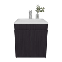 Mueble Para Lavamanos Meka, Wengue, Incluye Lavamanos Praia 45 ZF