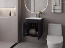 Mueble Para Lavamanos Meka, Wengue, Incluye Lavamanos Praia 45 ZF