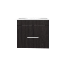 Mueble Para Lavamanos Hatta, Wengue, Incluye Lavamanos Praia 60 ZF