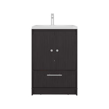 Mueble Para Lavamanos Madison, Wengue, Incluye Lavamanos Praia 60 ZF