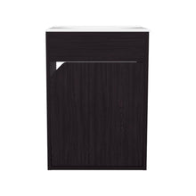 Mueble Para Lavamanos Flotante Betel, Wengue, Incluye Lavamanos Plastiglas Floresta 40 ZF