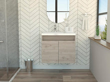 Mueble para Lavamanos Elipse, Humo, con Dos Cajones