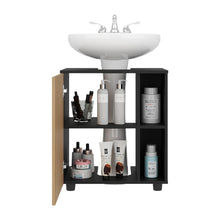 Mueble Para Lavamanos Pascuale, Fresno Europeo y Wengue, No incluye Lavamanos