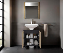 Mueble Para Lavamanos Marlo, Kronos Wengue y Kronos Fresno, No incluye Lavamanos