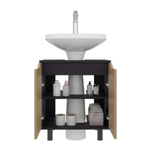 Mueble Para Lavamanos Marlo, Kronos Wengue y Kronos Fresno, No incluye Lavamanos