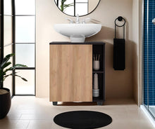 Mueble Para Lavamanos Pascuale, Wengue y Fresno Europeo, No incluye Lavamanos ZF