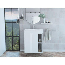 Mueble para Lavamanos Meka, Blanco Nevado, Incluye Lavamanos