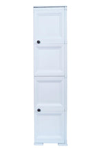 Mueble Organizador Elegance Donatello, Liso Gris, Con Dos Puertas Batientes