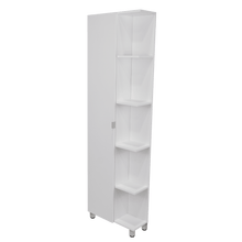 Mueble Esquinero Zendaya, Kronos Blanco, con Variedad de Entrepaños  ZF