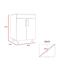 Mueble para Lavamanos Sorrent, Beige, con Dos Puertas Batientes