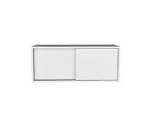 Gabinete Auxiliar Tanix, Blanco Duqueza, con puertas corredizas ZF