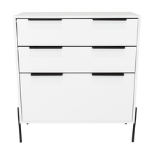 Organizador Midas, Blanco Nevado, Dos Cajones Reclinables