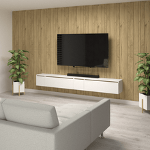 Panel Decorativo Ranurado, Café Claro, para Decorar tus Espacios X2