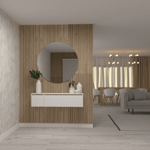 Panel Decorativo Ranurado, Beige, para Decorar tus Espacios X2